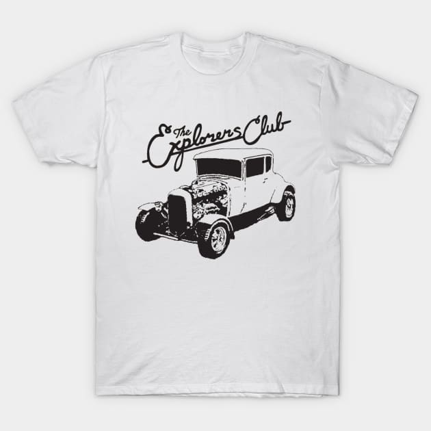 The Explorers Club Hot Rod T-Shirt by Goldstar Records & Tapes